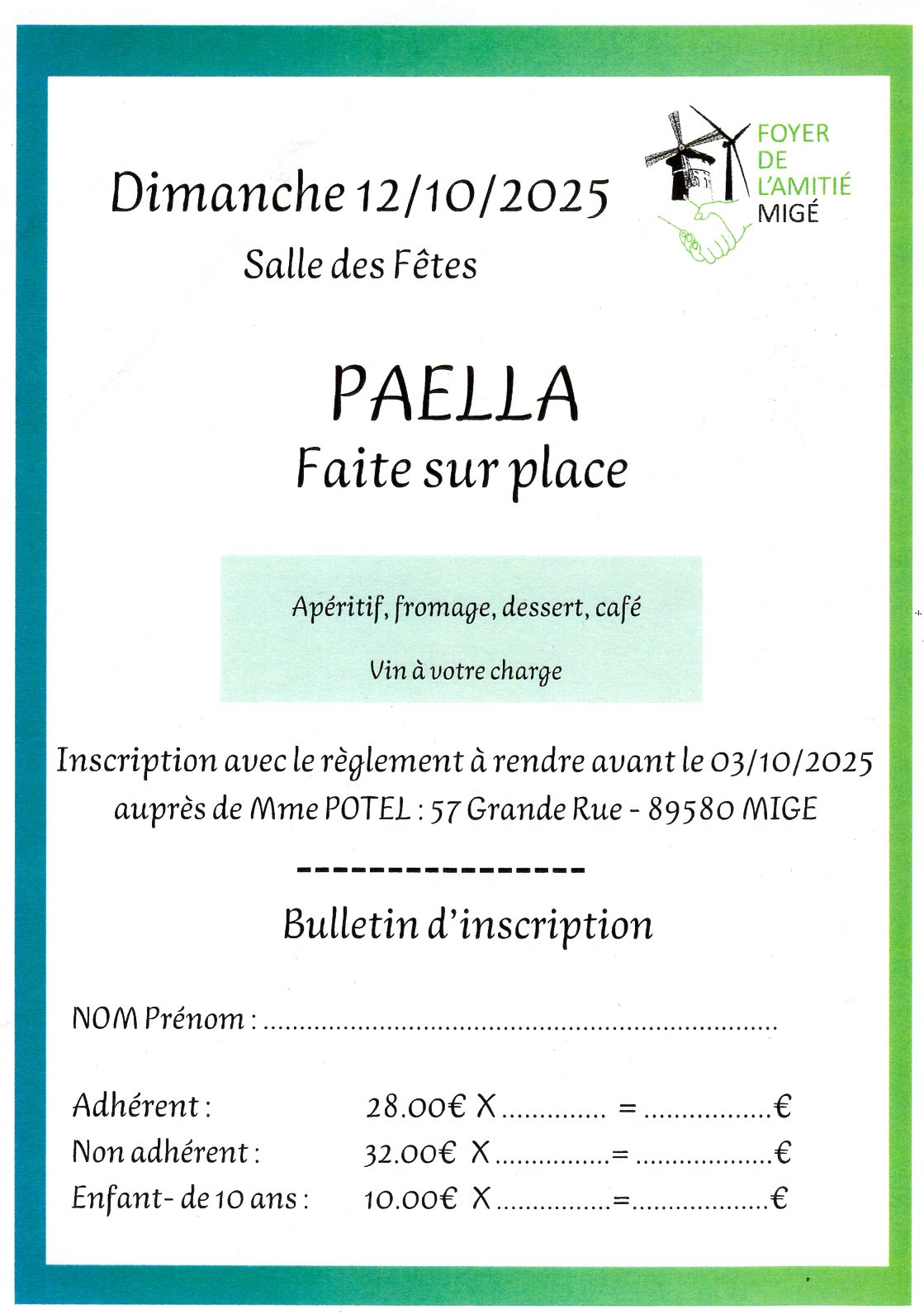 paella foyer